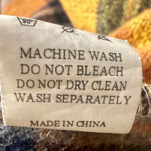 Women’s XL Flannel Plaid Button Down Shirt Long Sleeve Shacket Coat Jacket - Picture 9 of 9